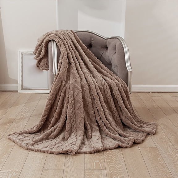 xaoyunyn Super Soft Warm Fleece Blanket 100x120cm,Cozy Throw for Couch,Bed,Sofa,Outdoor Use,Stable Flannel Fabric,Embossed Design