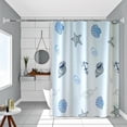 thumbnail image 1 of xaoyunyn Themed Thickened Antimold Waterproof Shower Curtain Set with Easy Installation and Seclusion Protection for Modern Bathroom Décor, 1 of 6