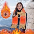 thumbnail image 1 of xaoyunyn USB Heated Scarf with Three Temperature Settings Neck Protector and Windproof Design for Ultimate Warmth and Comfort during Cold Weather Activities, 1 of 6