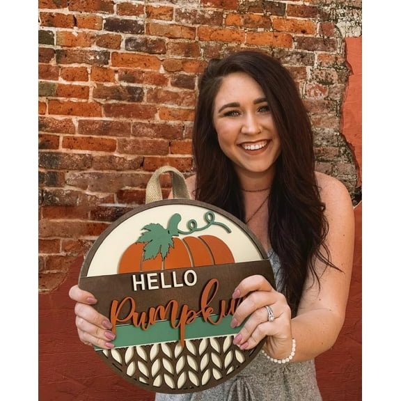 xaoyunyn Unique Handcrafted Halloween Wreath Door Hanger Suit for Front Door or Home Decoration Suit Hostess or Housewarming