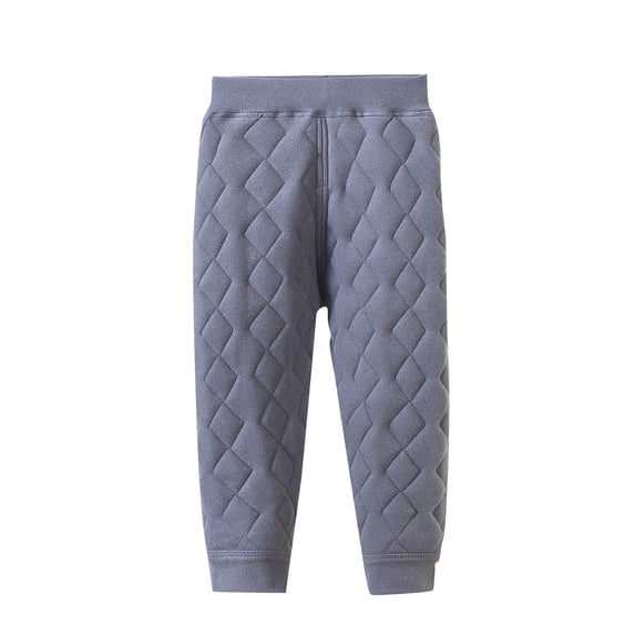 xaoyunyn Winter Casual Pant for Girls Thicken Warm Elastic Waist Cinch Bottom Jogger Trousers 4-15 Years