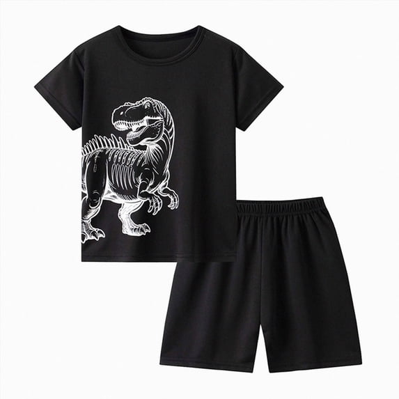 xaweyi Baby Boy Clothes 18-24 Months Boys 3T Clothes Toddler Baby Boy Summer Clothes Funny T Shirt Elastic Waist Pockets Shorts Set 2 Piece Outfit
