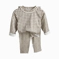 thumbnail image 1 of xaweyi Fall Outfit for Toddler Boy Boy Long Sleeve Bear Sweatshirt Pant Sets Winter Pullover Clothes,Sizes 6-12 Months, 1 of 4