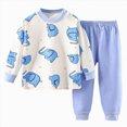 thumbnail image 1 of xaweyi Fall Outfit for Toddler Boy Girl Long Sleeve Sweatshirt Pant Sets Winter Pullover Clothes, 1 of 4