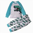 thumbnail image 1 of xaweyi Fall Winter Clothes Toddler Boy Outfits Long Sleeve Patchwork Sweatshirt Tops Pants 2 Piece,Sizes 4-5 Years, 1 of 9