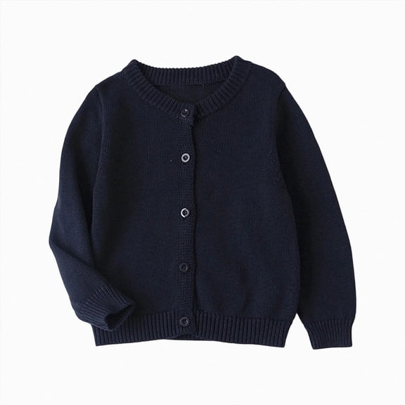 xaweyi Girls Knitted Button Down Cardigan Sweater Comfortable Soft Warm Stylish Thick Wool Sweater Coat,Sizes 9-10 Years