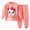 thumbnail image 1 of xaweyi Girls Toddler Kids 3T 4T 5T Long Sleeve Tops and Leggings Set Casual Comfy Fall Winter Outfit,Sizes 6-12 Months, 1 of 4