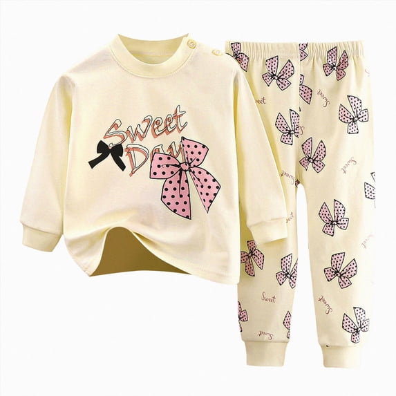 xaweyi Infant Toddler Baby Girl Boy Fall Winter Clothes Long Sleeve Sweatshirt Pullover Tops Pants Set,Sizes 1-2 Years