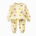 thumbnail image 1 of xaweyi Toddler Baby Boy Clothes 3 6 9 12 18 24 Months Fall Outfits Long Sleeve Sweatshirt Tops + Pants Set,Sizes 9-10 Years, 1 of 5