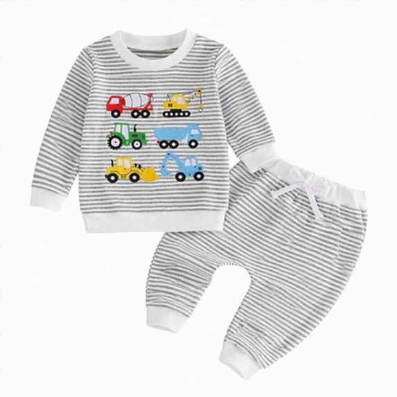 xaweyi Toddler Baby Boy Clothes Fall Outfits Long Sleeve Sweatshirt Tops Pants Set for Boys 6 9 12 18 24 Months 2T 3T 4T,Sizes 2-3 Years