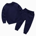 thumbnail image 1 of xaweyi Toddler Baby Boy Girl Sweatshirt Tops Pants Set Long Sleeve Sweatsuit Fall Winter Outfits,Sizes 18-24 Months, 1 of 6