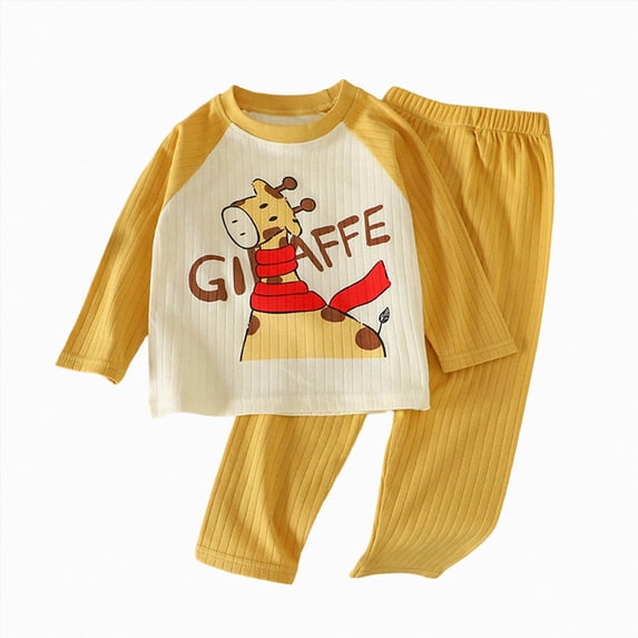 xaweyi Toddler Baby Boy Outfits Long Sleeve Contrast Color Sweatshirt Solid Pants Autumn Winter Clothes Set