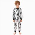 thumbnail image 1 of xaweyi Toddler Boys Cute Cartoon Dinosaur Printed 2 Piece Long Sleeve Outfit Stylish Soft Home Pajamas Size 4-5 Years, 1 of 9