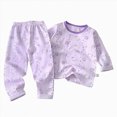 thumbnail image 1 of xaweyi Toddler Boys Girls Organic 2 Piece Outfit Long Sleeve Soft Breathable Casual Homewear Loungewear Set Size 8-10 Years, 1 of 7