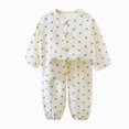 thumbnail image 1 of xaweyi Toddler Girls Long Sleeve Homewear Outfit Cute Cartoon Pattern Breathable Soft Comfort Two Piece Loungewear Set Size 4-5 Years, 1 of 4