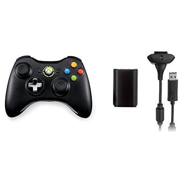 xbox 360 wireless controller with transforming dpad and play and