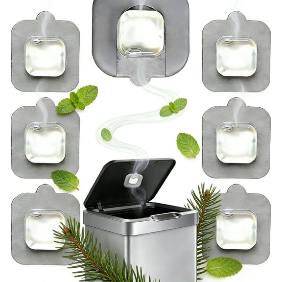 xcivi 6 Pack Replacement Cryowood Scented Deodorizer Pod for Simplehuman Pod Holder, Compatible with Trash Can, Deodorizer Refills for Bathroom, Closet, Storage, Odor Eliminator for Trash Cans