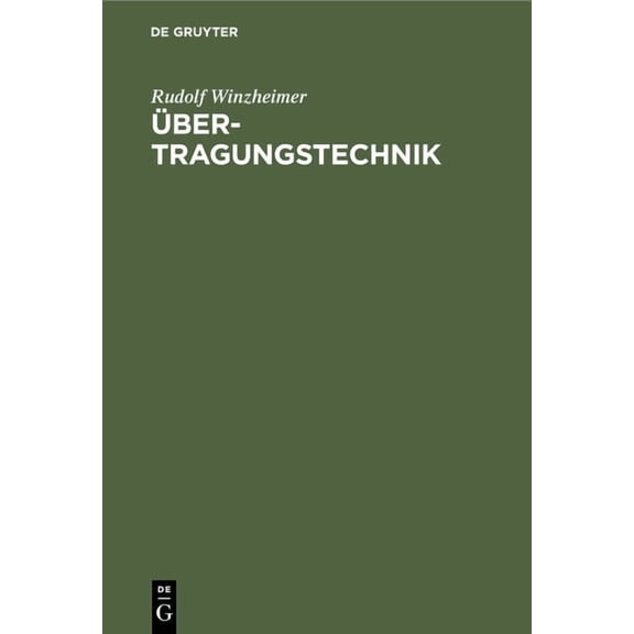 Übertragungstechnik, (Hardcover)