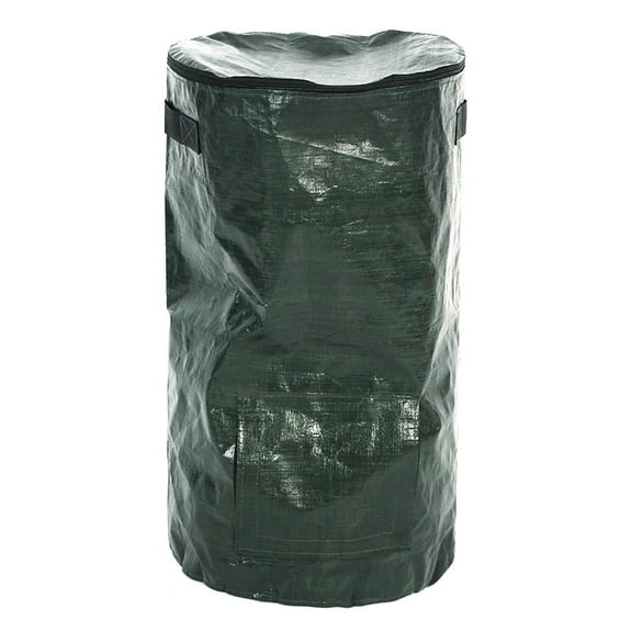 xeoereki Garden Compost Bags with Dual Openings High Quality Plastic Compost Bags Garden Compost Bag Capacity Tear-resistant Plastic for Speeding for Leaves