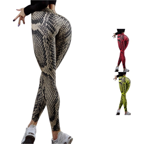 xfsWaSs Athletic Leggings for Women Fashion Printed Workout Leggings High Waisted Stretch Fitness Sports Gym Running Yoga Pants Activewear