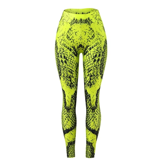 xfsWaSs Athletic Leggings for Women Fashion Printed Workout Leggings High Waisted Stretch Fitness Sports Gym Running Yoga Pants Activewear