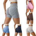 thumbnail image 1 of xfsWaSs High Waist Yoga Shorts for Women Workout Gym Shorts Stretchy Lifting Fitness Athletic Short Pants Women's Biker Shorts, 1 of 9