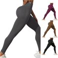 thumbnail image 1 of xfsWaSs High Waisted Leggings for Women Yoga Pants Lifting Stretchy Fitness Gym Workout Leggings Running Athletic Pants Activewear, 1 of 3