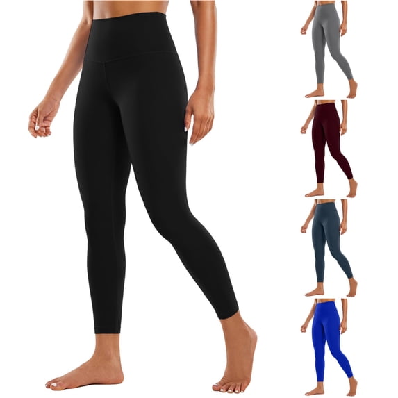 xfsWaSs Leggings for Women High Waisted Yoga Pants Stretch Workout Running Yoga Leggings Daily Sports Gym Pants Outdoor Active Bottoms