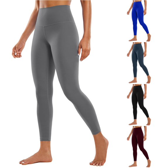 xfsWaSs Leggings for Women High Waisted Yoga Pants Stretch Workout Running Yoga Leggings Daily Sports Gym Pants Outdoor Active Bottoms
