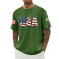 thumbnail image 1 of xfsWaSs Men's 250th Anniversary USA Shirts 4th Of July T-Shirt Casual Short Sleeve Patriotic Tee Shirts For Independence Day Celebration Tees Stylish Blouses, 1 of 4