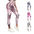 thumbnail image 1 of xfsWaSs Tie Dye High Waist Yoga Leggings Women Seamless Tummy Control Stretch Full Length Fitness Workout Leggings Casual Yoga Pants, 1 of 4