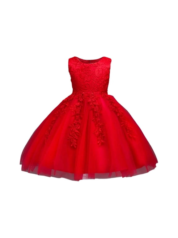 Toddler Girls Summer Dress Sparkling Party Dress Sequin Party Gown Sleeveless Birthday Party Princess Dresses For Stage Performances 7-8 Years