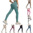 thumbnail image 1 of xfsWaSs Workout Leggings for Women High Waisted Yoga Pants Soft Stretchy Lifting Yoga Leggings Stylish Athletic Gym Pants Activewear, 1 of 5