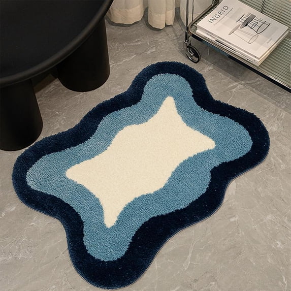 xgfhyjeh Bath Rug Waterproof Portable Traditional Washable Hand Wash Rectangle Bath Mats For Adult Child