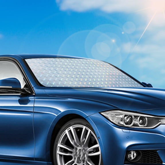 xgfhyjeh Car Windshield Sun Shade Rectangular Solid Foldable Conventional Sunshades for Car Suv Vehicle Window