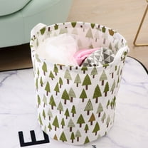 xgfhyjeh Dirty Clothes Hamper for Baby Kids Nursery, Large Collapsible Laundry Basket with Handles, Foldable Laundry Bag, Decorative Storage Container, Folding Round Big Washing Bin for Bedroom, Bathroom