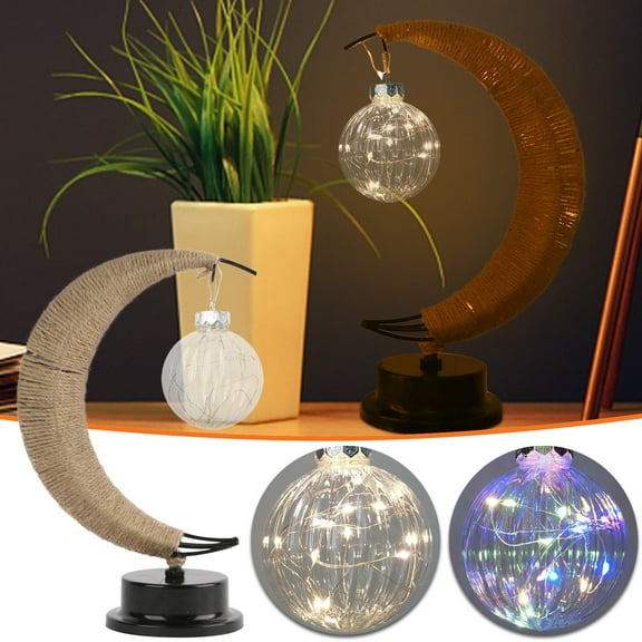 xgfhyjeh Small Table Lamps for Living room Contemporary Bedside Side End Led Table Lamp Modern Natural Nightstand Light Home Office Room Ramadan Decor Decoration,iron