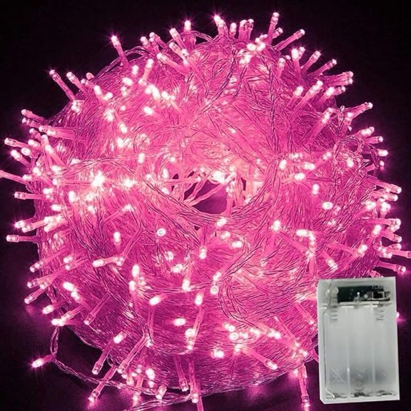 xiao Fairy Lights,Dazzle Bright Fairy String Lights, 5M 50LEDIndoor Fairy Lights Indoor Outdoor Rope Fairy String Lights Battery Fairy String Christmas Tree (Blue)