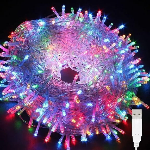 xiao Fairy Lights,Dazzle Bright Fairy String Lights, 6M 40LED Indoor Fairy Lights Indoor Outdoor Rope Fairy String Lights USB Fairy String Christmas Tree (Blue)