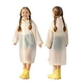 thumbnail image 1 of xiatrees Kids Rain with Hooded Reusable Waterproof Lightweight s Kids Boy Girl Raincoat Outwear Yellow 3-14 Years, 1 of 4