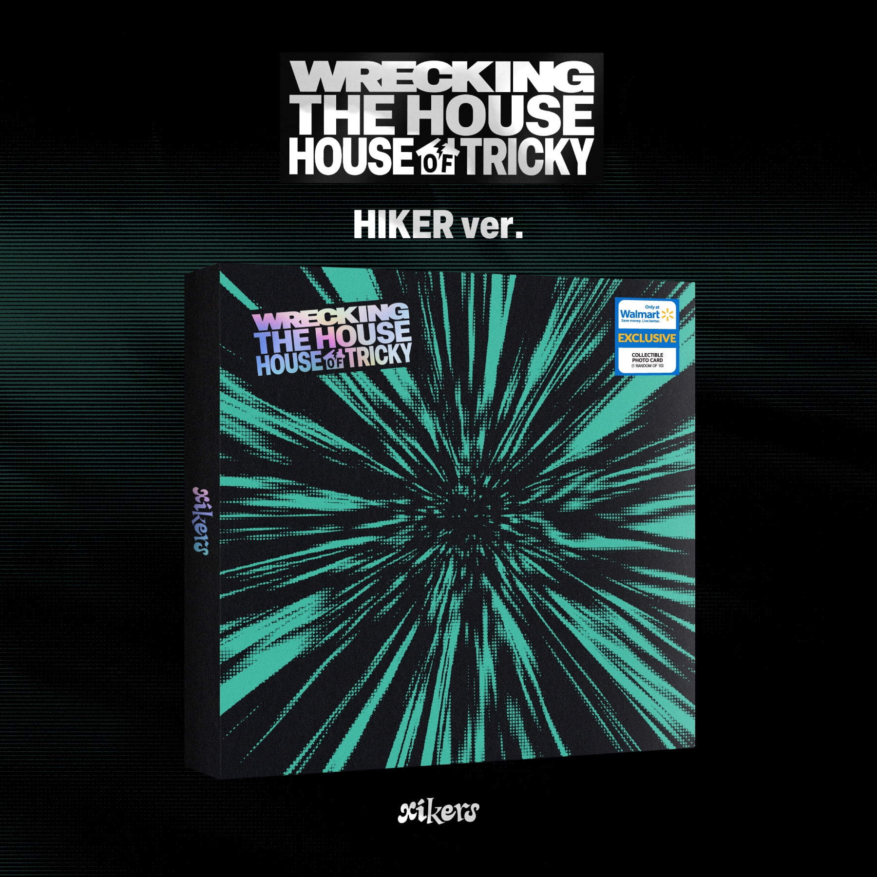 Xikers - HOUSE OF TRICKY: WRECKING THE HOUSE (HIKER Ver.) (Walmart Exclusive) - Music & Performance - CD [Exclusive]