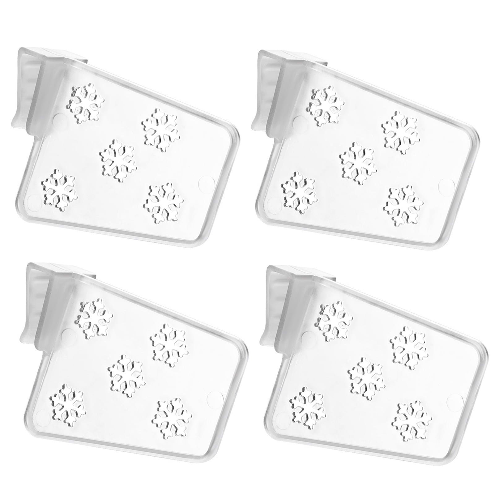 xinRui 4Pcs/Set Refrigerator Shelf Dividers Clip Design Convenient