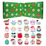 xingbo 24 Days Christmas Advent Calendar, Mini Plush Animal Countdown Blind Box, Cute Stuffed Toy Holiday Gift