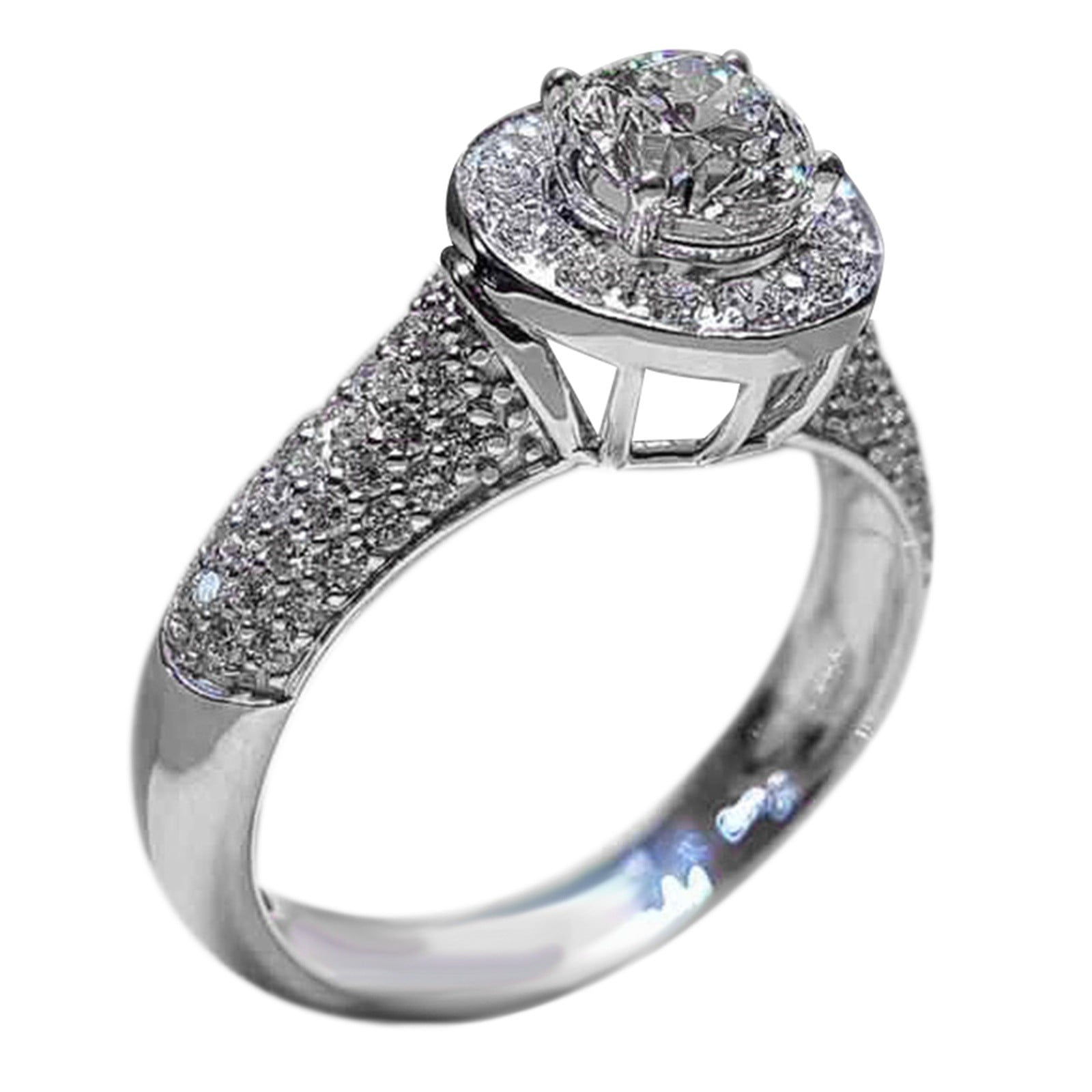 "xinqinghao diamond ring, big diamond ring, sparkle ring, light ring