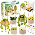 thumbnail image 1 of xinyi Beginner Crochet Kit with Yarn & Crochet Hook, 6 Pieces, 1 of 7
