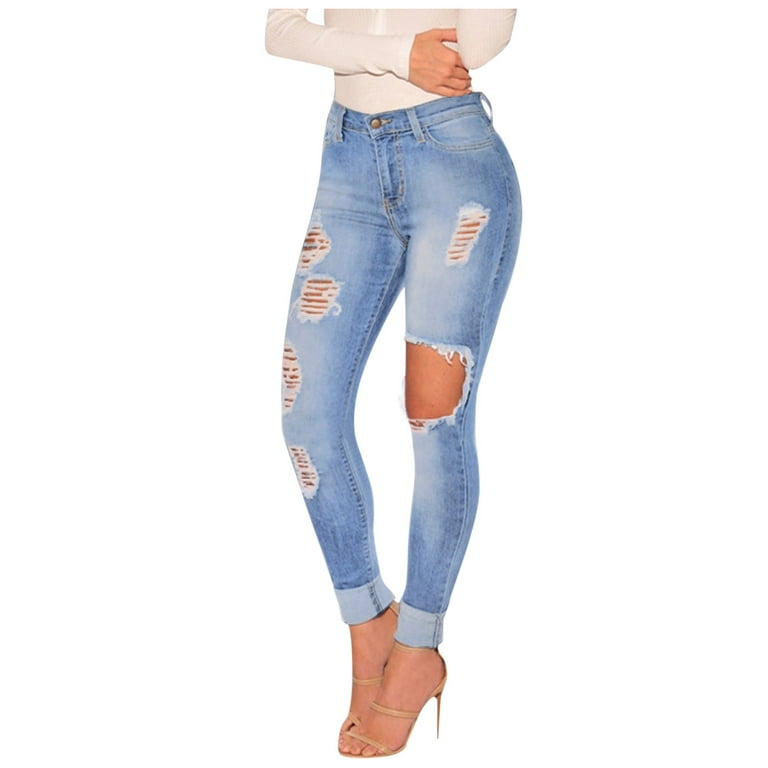 xiuh baggy pants women's high waisted ripped jeans for women lift  distressed stretch juniors skinny jeans linen pants blue l 