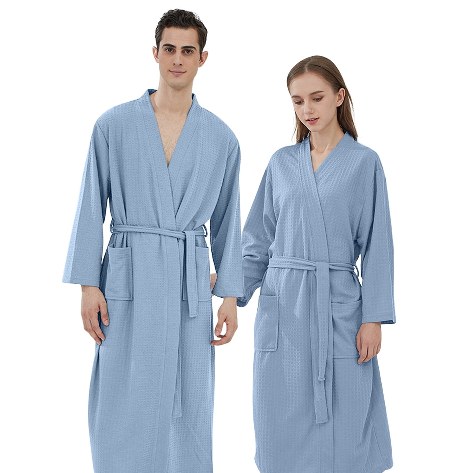 xiuh sleepwear for women ladies men couple cloth robe sleepwear white blue  polyester dressing gown kimono bath robe bathrobe for hotel home women's  sleepwear purple xl - Walmart.com
