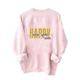 thumbnail image 1 of xixinqiwan Happy New Year 2025 Sweatshirt for Women,Women's Crew Neck Hoodless Sweatshirts Loose Long Sleeve Tops Christmas Holiday Pullover Shirts, 1 of 5