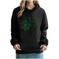 thumbnail image 1 of xixinqiwan Women's Plus Size St. Patrick's Day Hoodies,Women Irish Slainte Hooded Shamrock Green Long Sleeve Shirt Festival Holiday Tops, 1 of 6