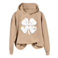 thumbnail image 1 of xixinqiwan Women's St. Patrick's Day Hooded Sweatshirts,Women Irish Slainte Hooded Shamrock Green Long Sleeve Shirt Festival Holiday Tops, 1 of 6
